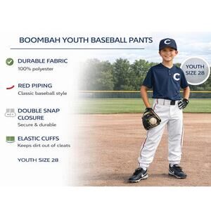 Boombah Youth Baseball Pants Size 28